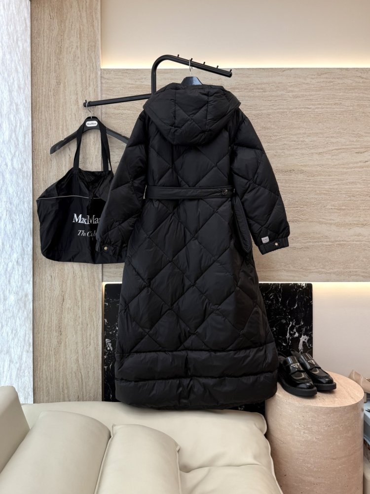 Длинная куртка пуховик женская фото 2