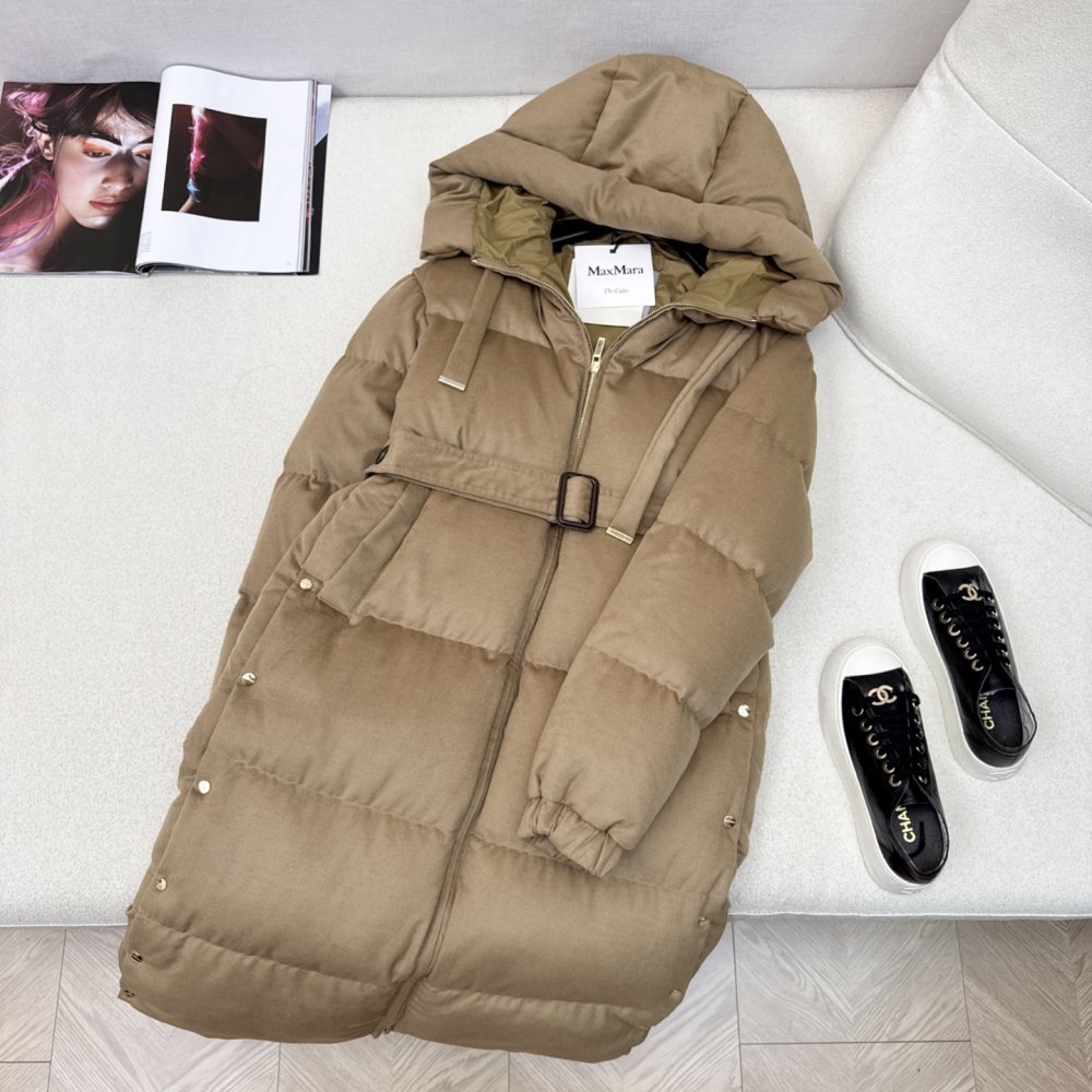 Длинная куртка пуховик женская фото 2