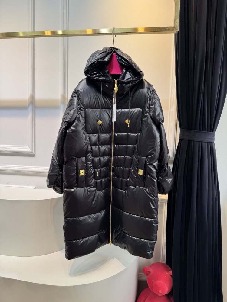 Длинная куртка пуховик женская фото 2