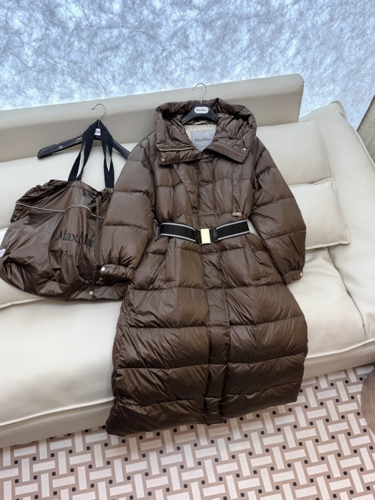 Длинная куртка пуховик женская фото 3