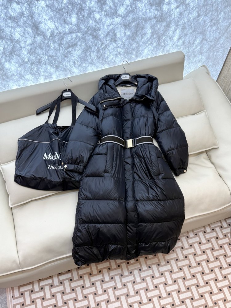 Длинная куртка пуховик женская фото 3