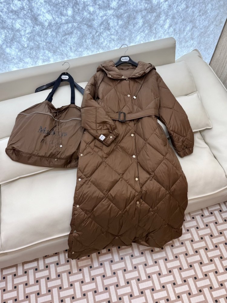 Длинная куртка пуховик женская фото 3