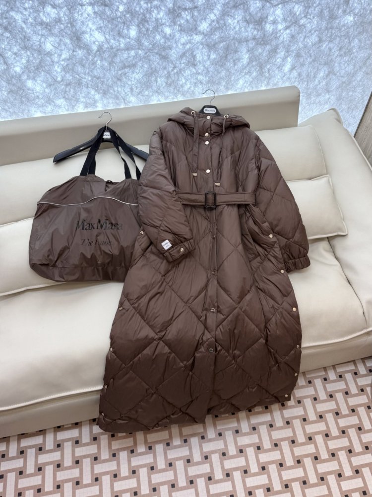 Длинная куртка пуховик женская фото 3