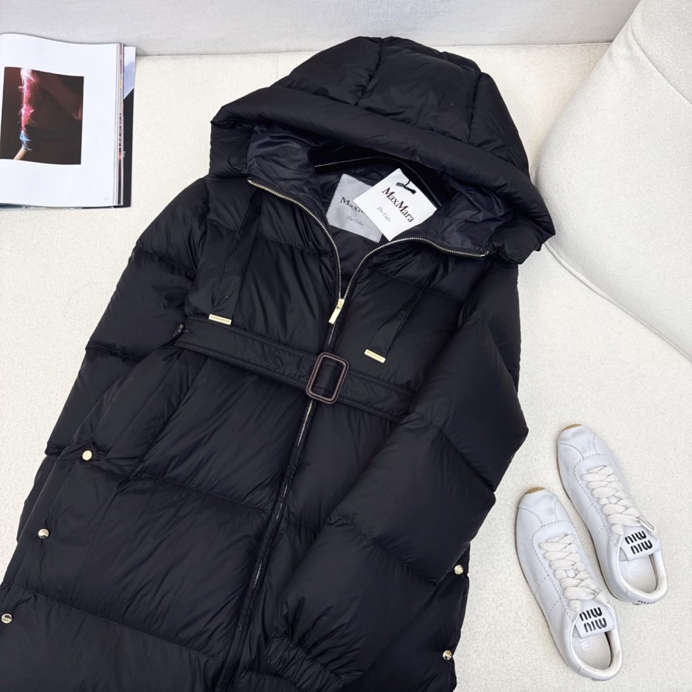 Длинная куртка пуховик женская фото 3