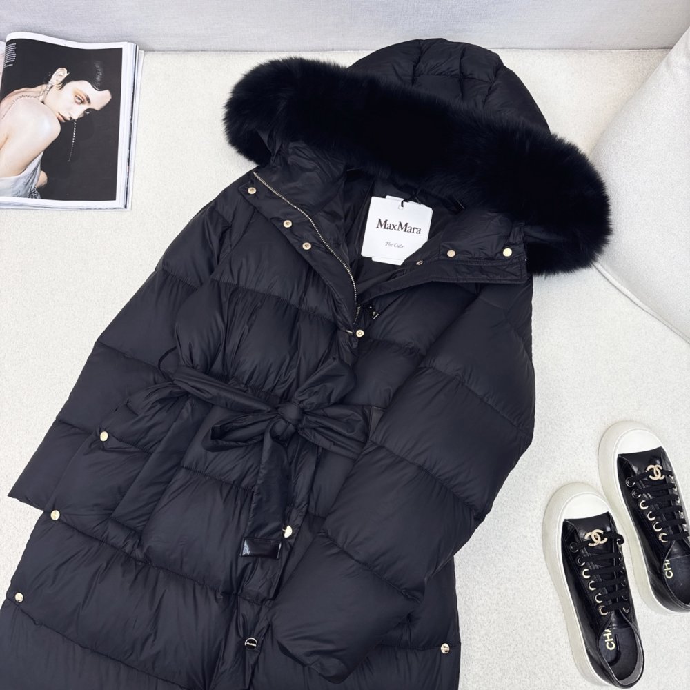 Длинная куртка пуховик женская фото 3