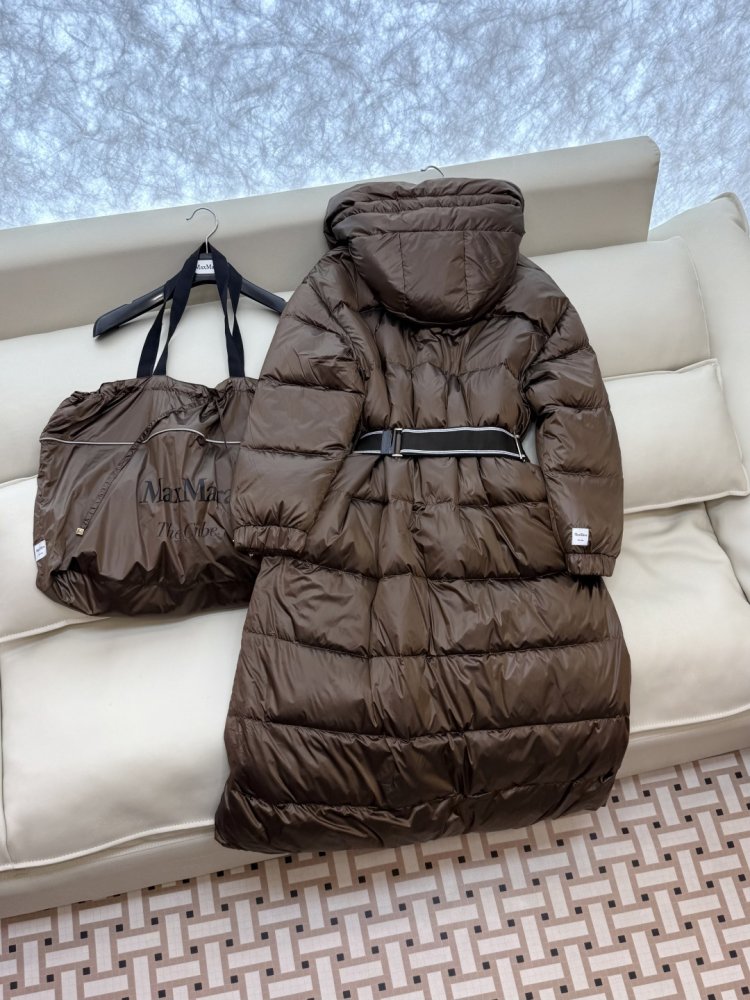 Длинная куртка пуховик женская фото 4