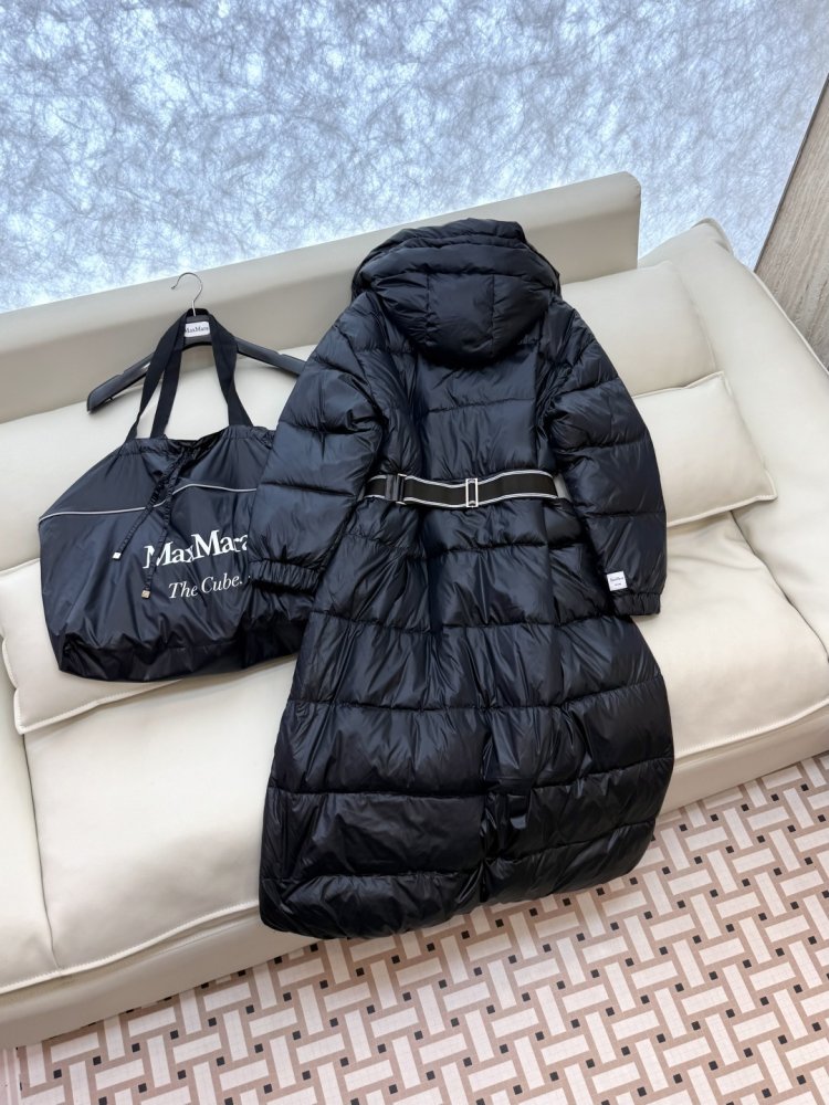 Длинная куртка пуховик женская фото 4