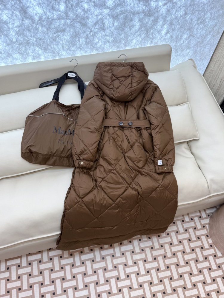 Длинная куртка пуховик женская фото 4