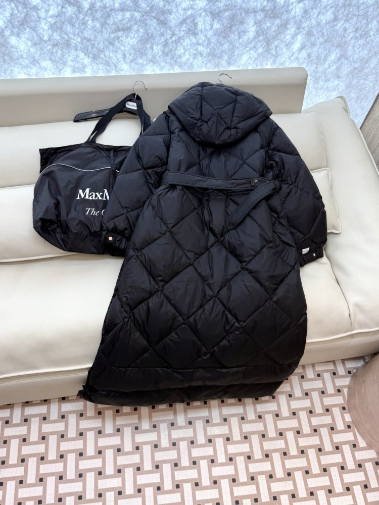 Длинная куртка пуховик женская фото 4