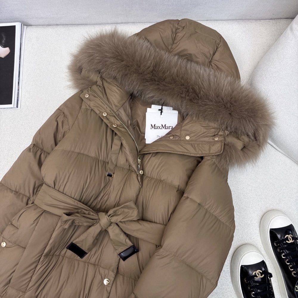 Длинная куртка пуховик женская фото 4