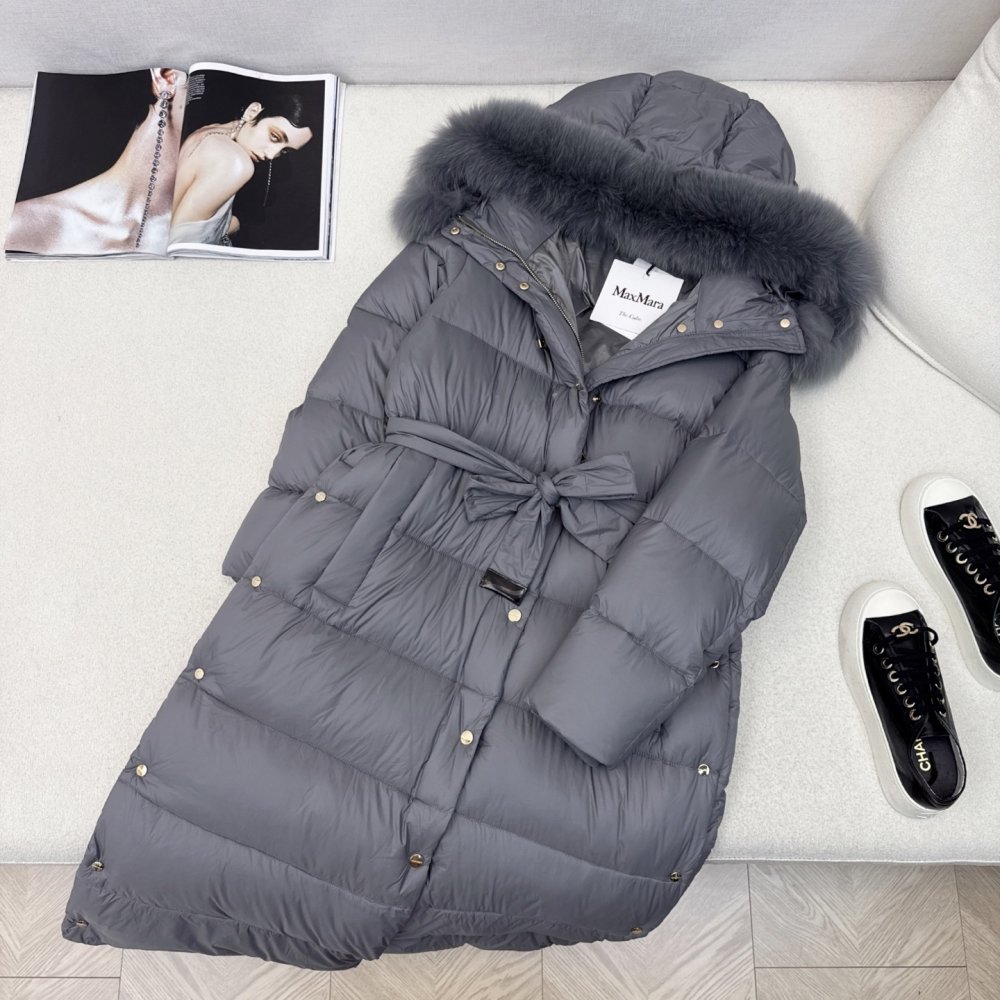 Длинная куртка пуховик женская фото 4