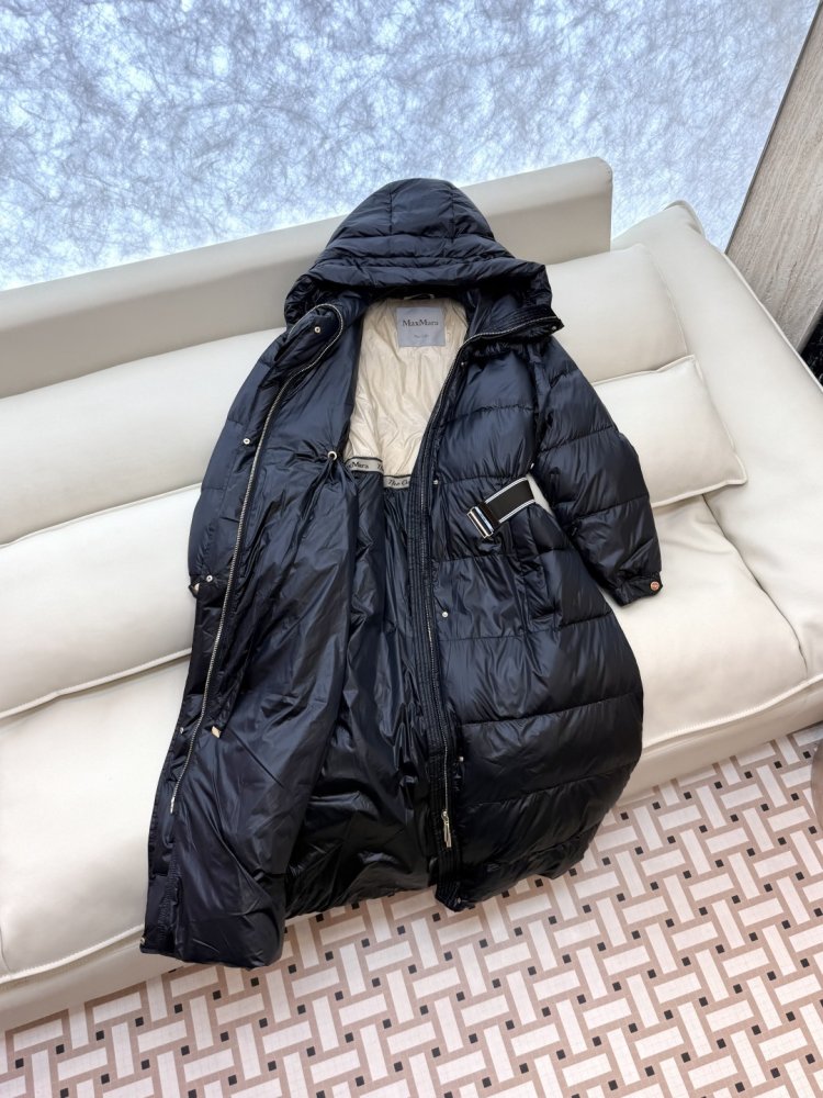 Длинная куртка пуховик женская фото 5