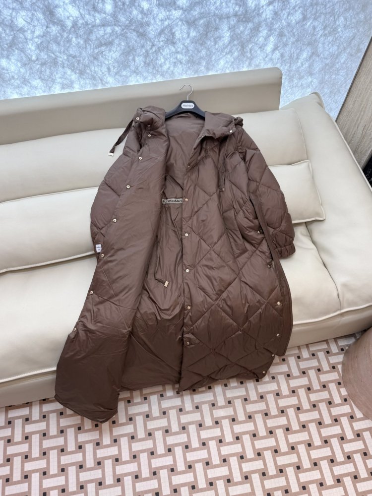 Длинная куртка пуховик женская фото 5