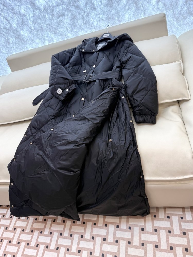 Длинная куртка пуховик женская фото 5