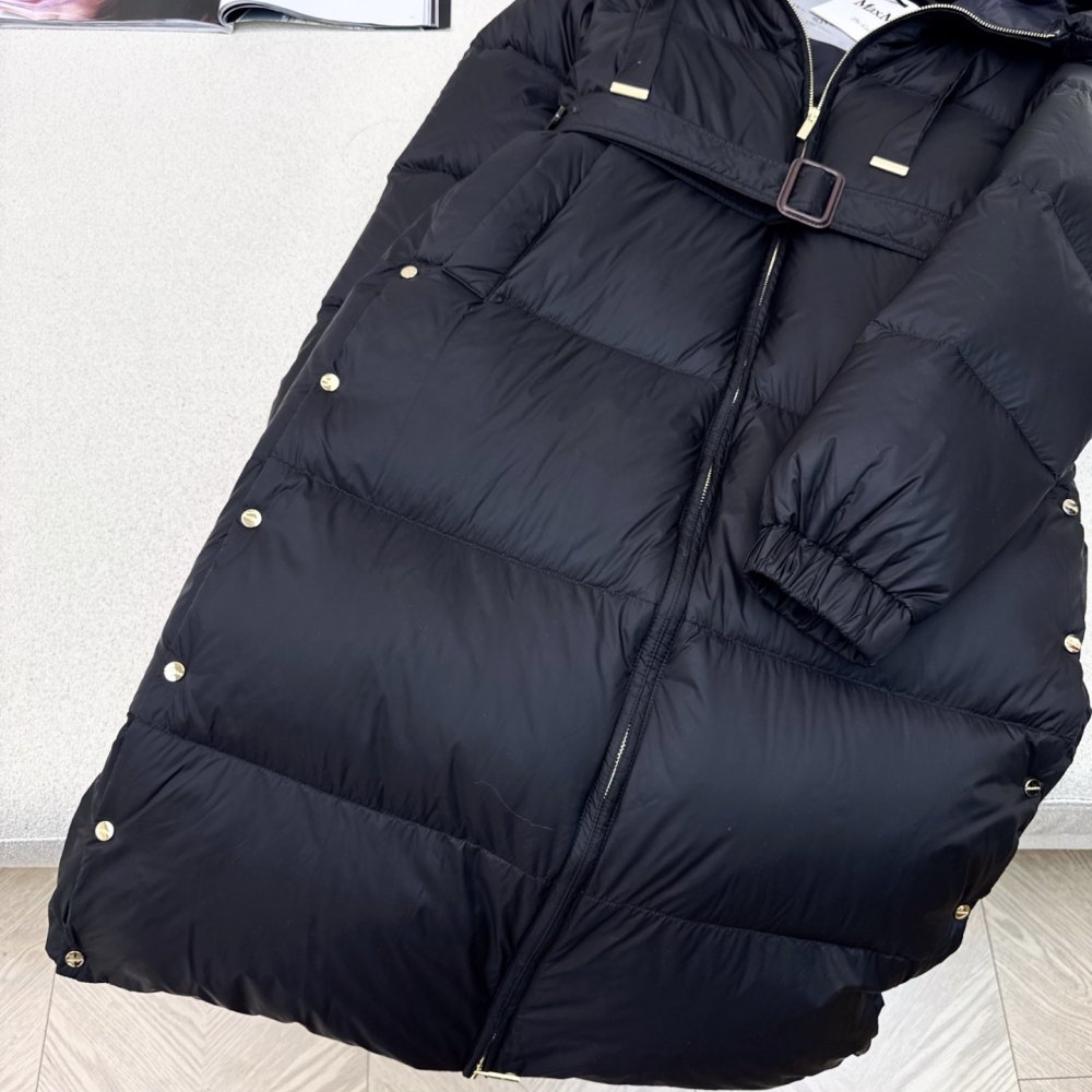 Длинная куртка пуховик женская фото 5