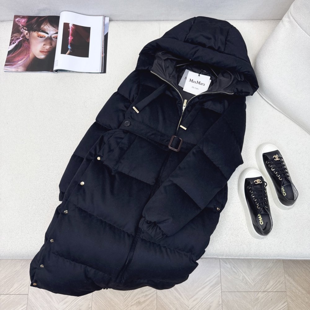 Длинная куртка пуховик женская фото 5