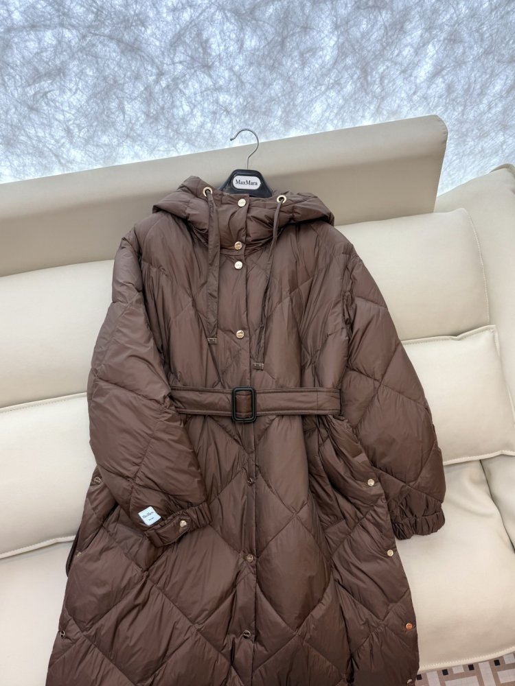 Длинная куртка пуховик женская фото 6