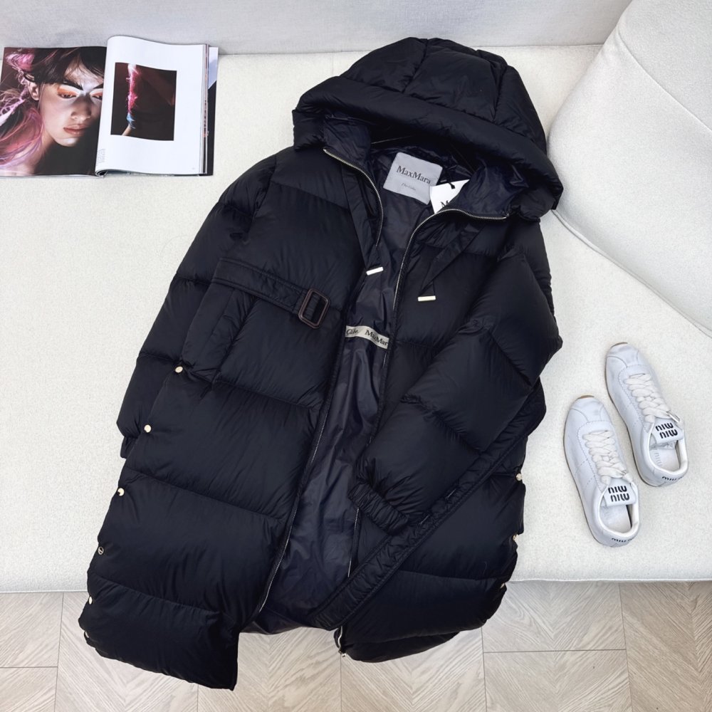 Длинная куртка пуховик женская фото 6