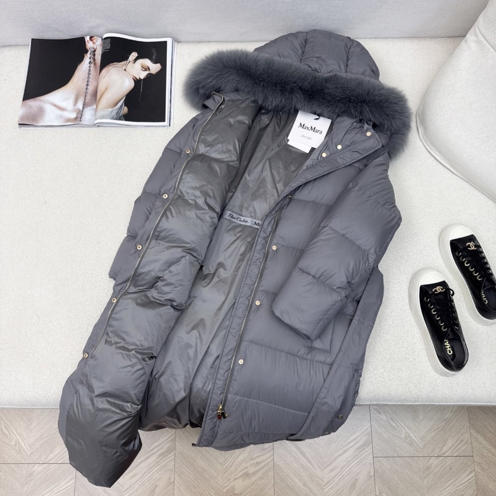 Длинная куртка пуховик женская фото 6