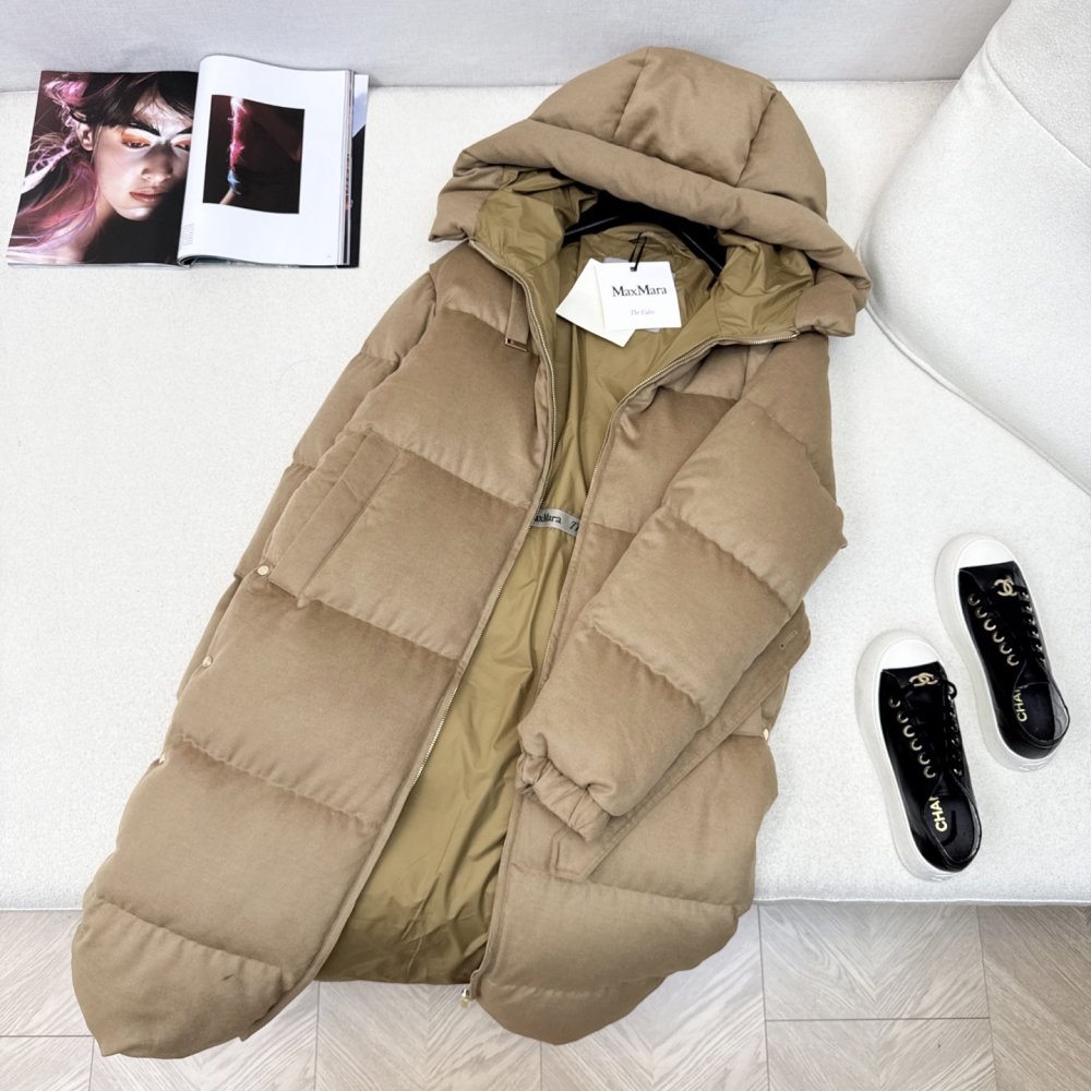 Длинная куртка пуховик женская фото 6