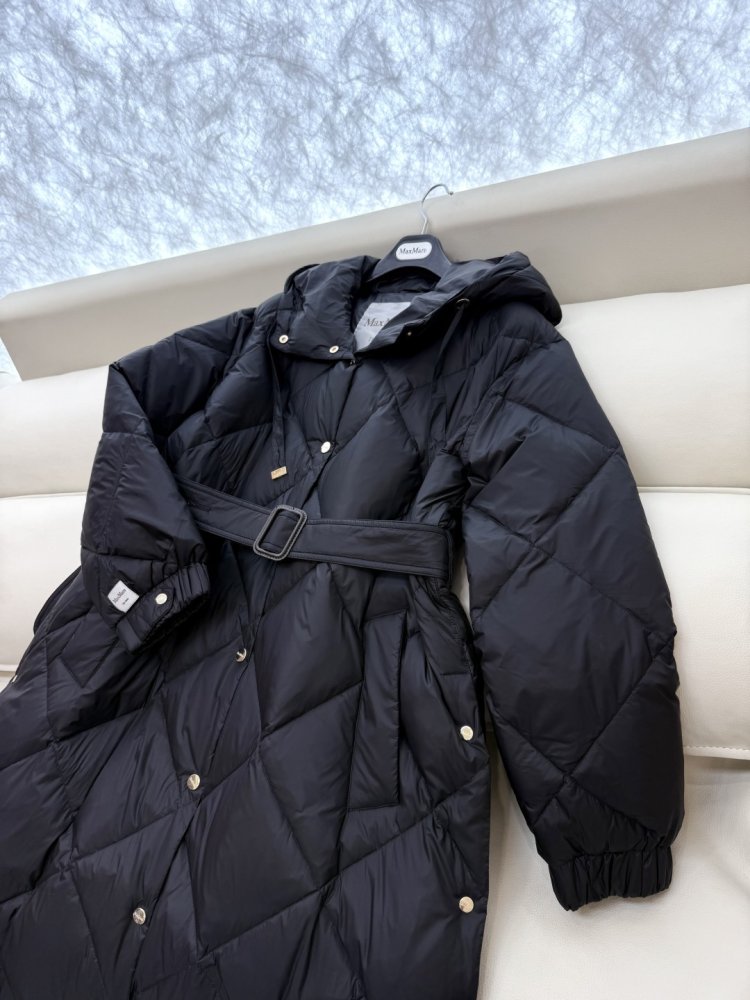 Длинная куртка пуховик женская фото 7