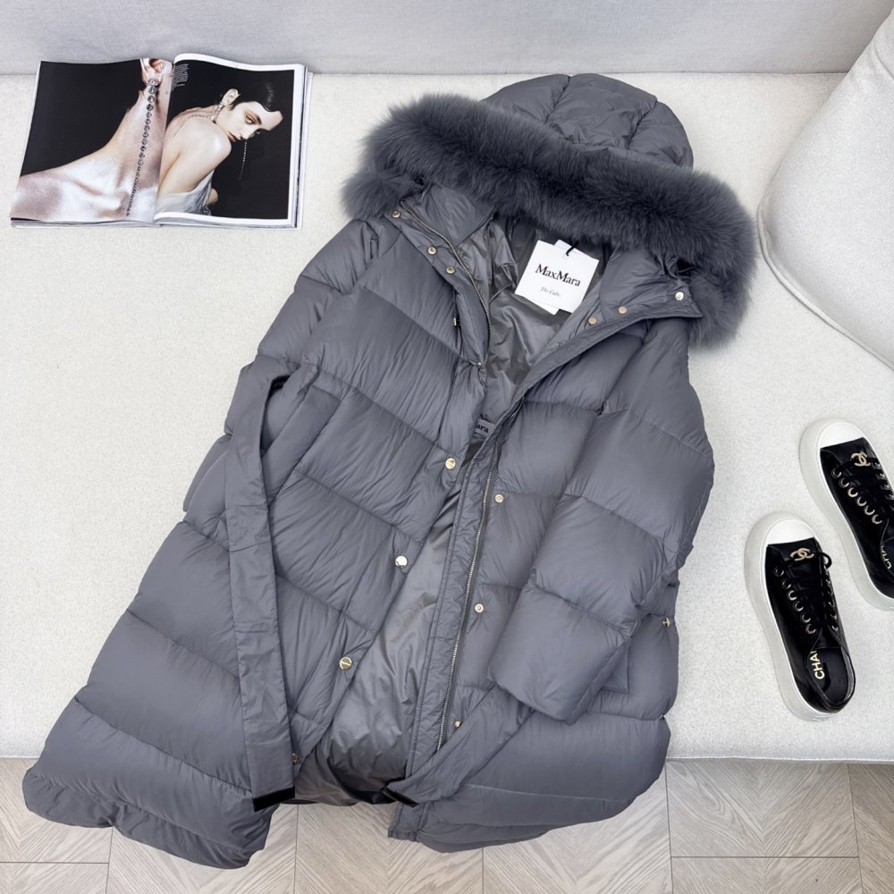 Длинная куртка пуховик женская фото 7