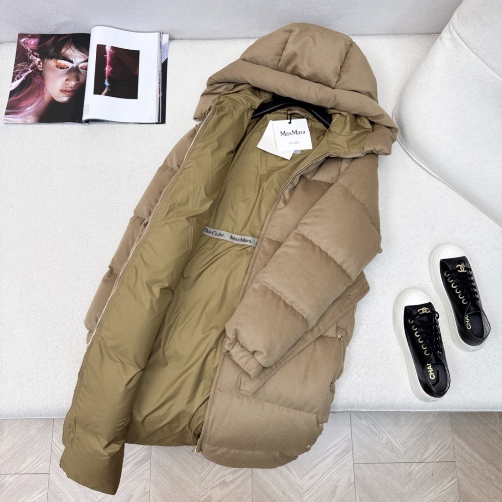 Длинная куртка пуховик женская фото 7