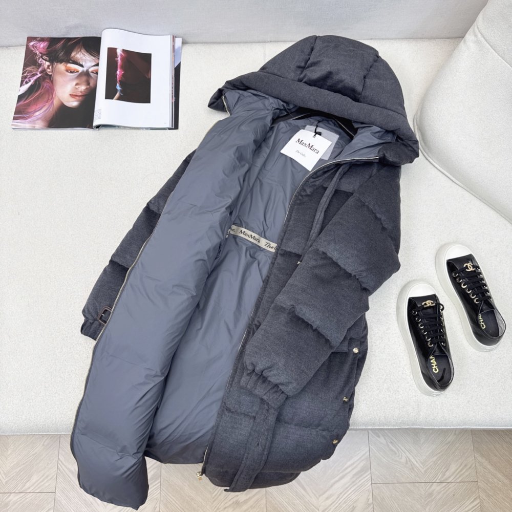 Длинная куртка пуховик женская фото 7