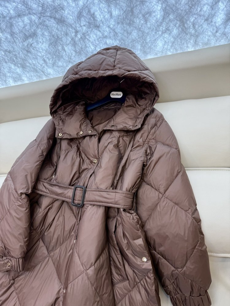 Длинная куртка пуховик женская фото 8