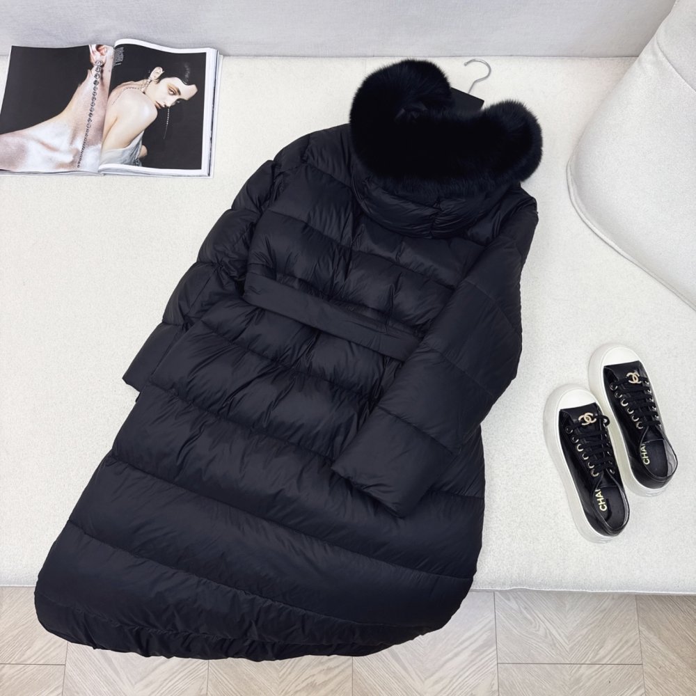 Длинная куртка пуховик женская фото 8