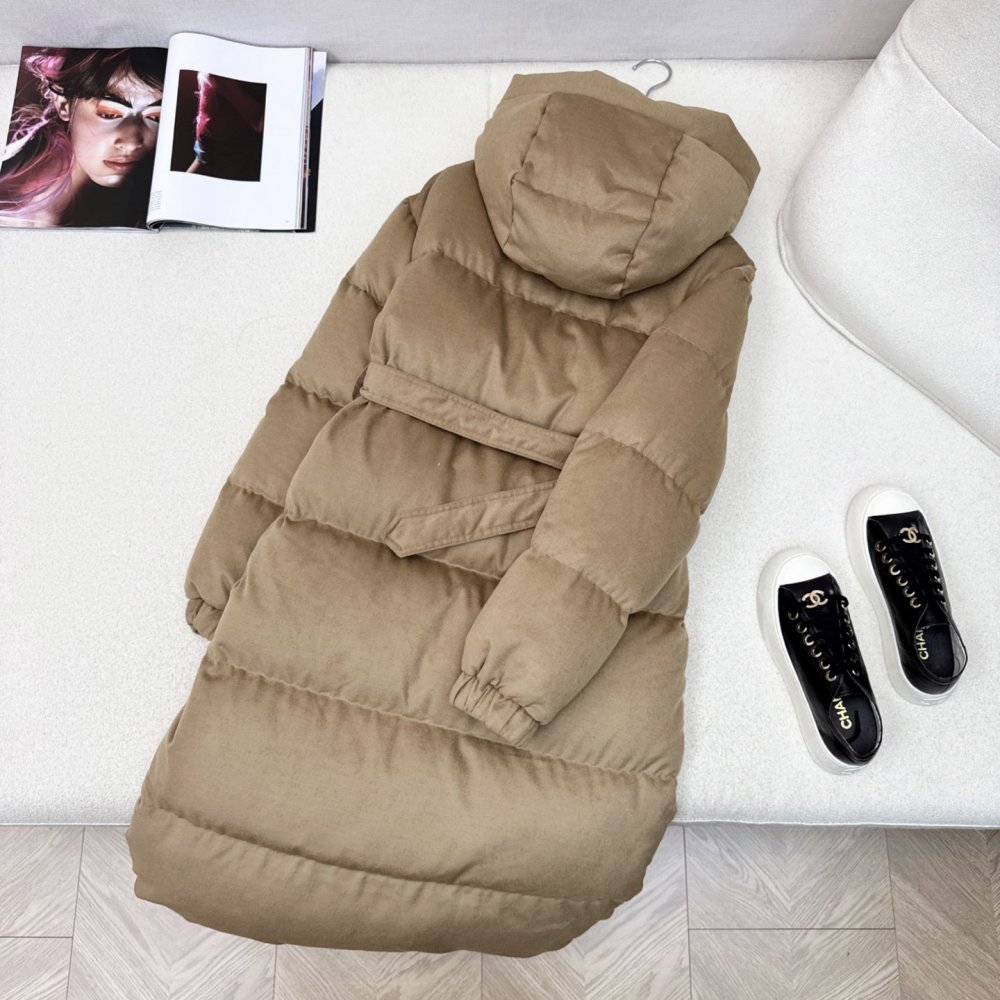 Длинная куртка пуховик женская фото 8