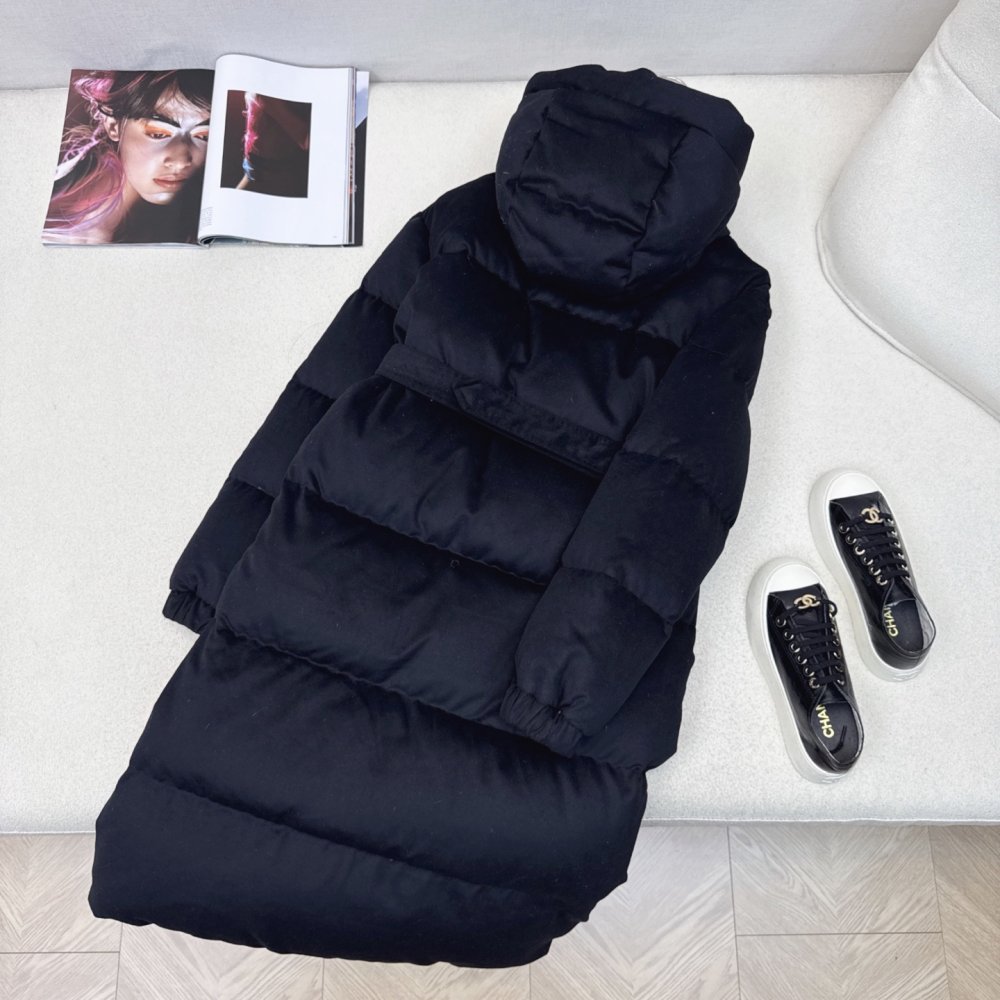 Длинная куртка пуховик женская фото 9