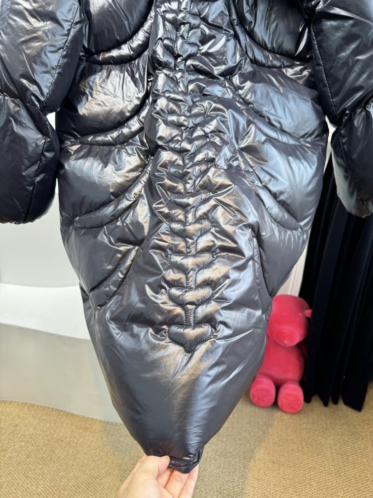 Длинная куртка пуховик женская фото 9