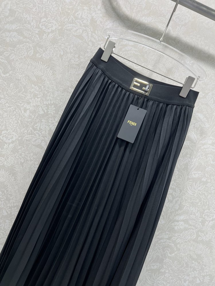 Длинная плиссированная юбка фото 4