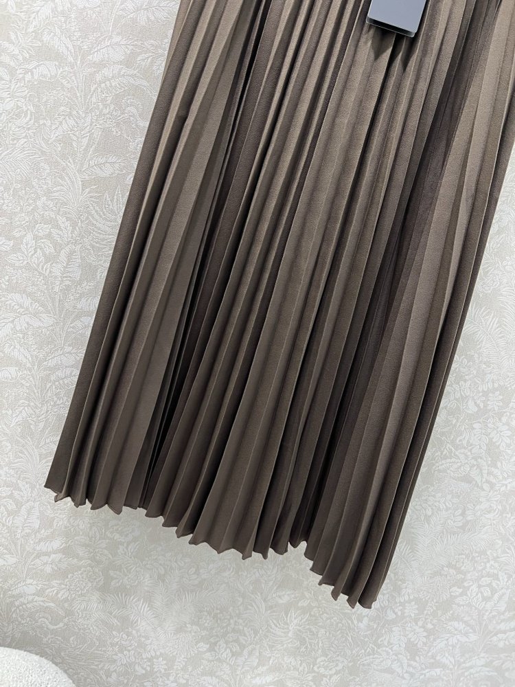 Длинная плиссированная юбка фото 5