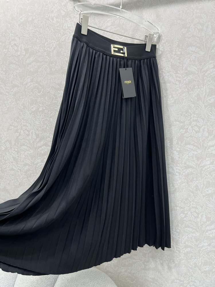 Длинная плиссированная юбка фото 6