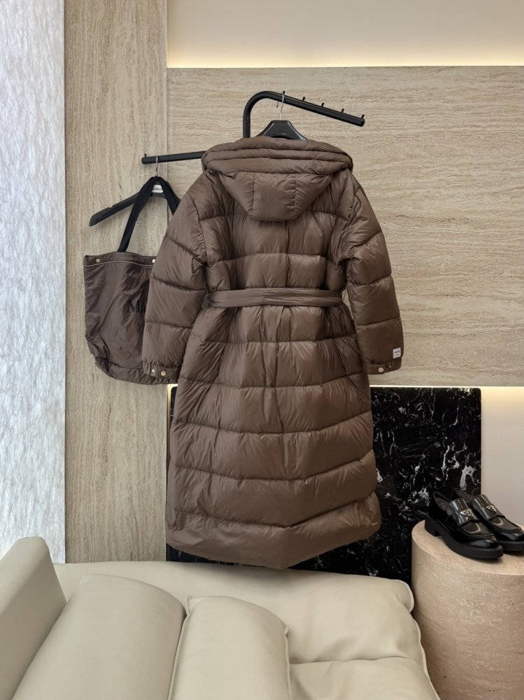 Длинная пуховик женский фото 2