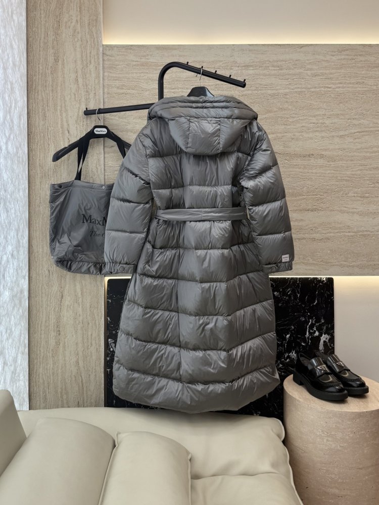 Длинная пуховик женский фото 2