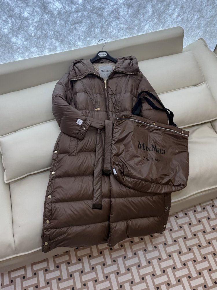 Длинная пуховик женский фото 3