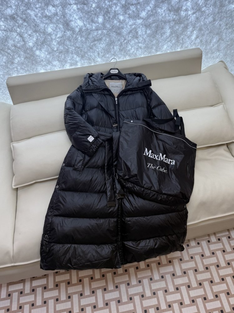 Длинная пуховик женский фото 3