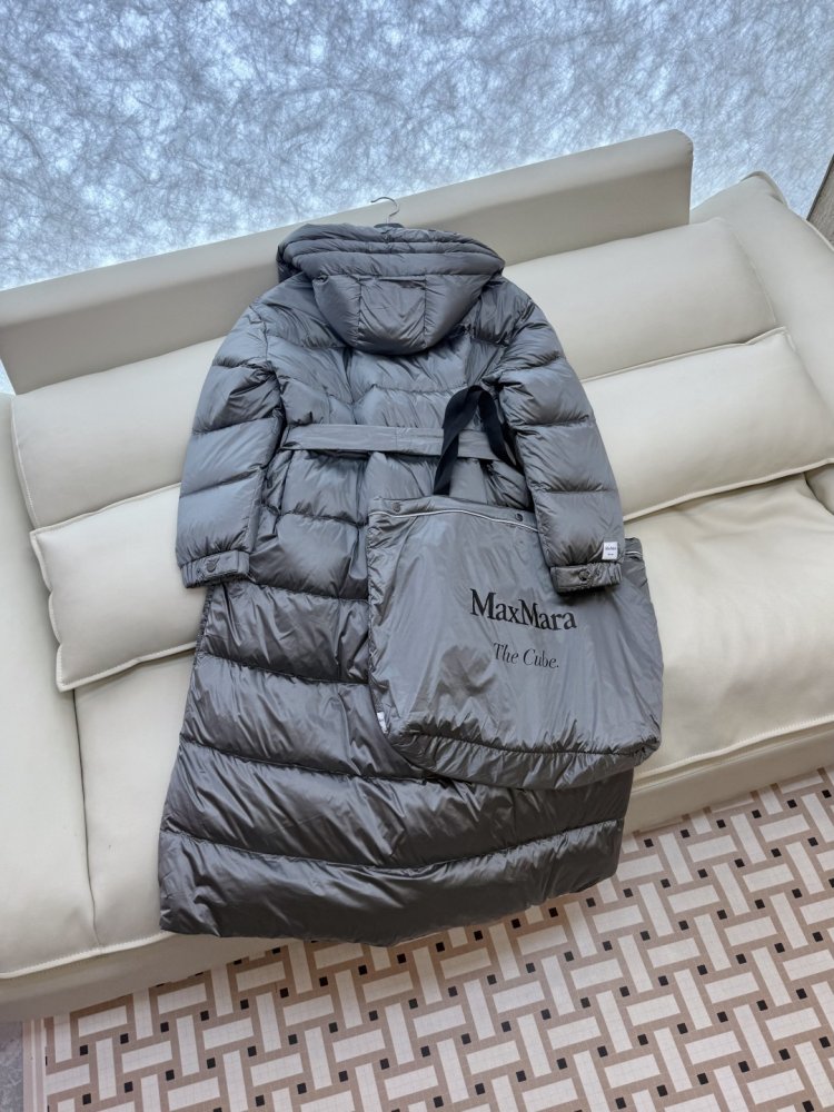 Длинная пуховик женский фото 4