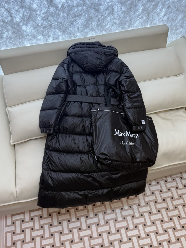 Длинная пуховик женский фото 4