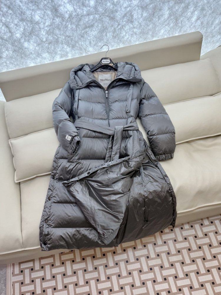 Длинная пуховик женский фото 5