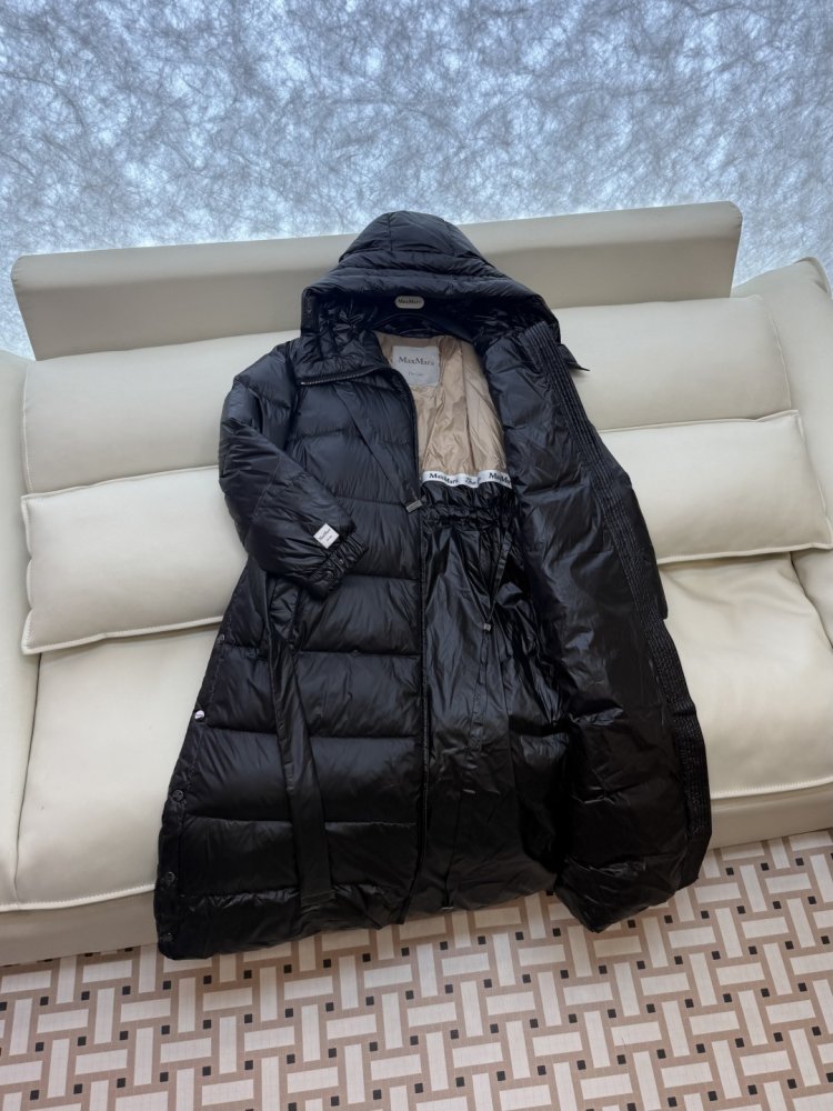 Длинная пуховик женский фото 5