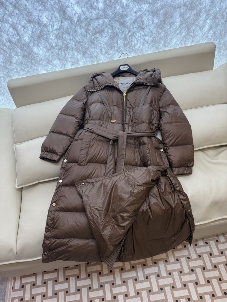 Длинная пуховик женский фото 6