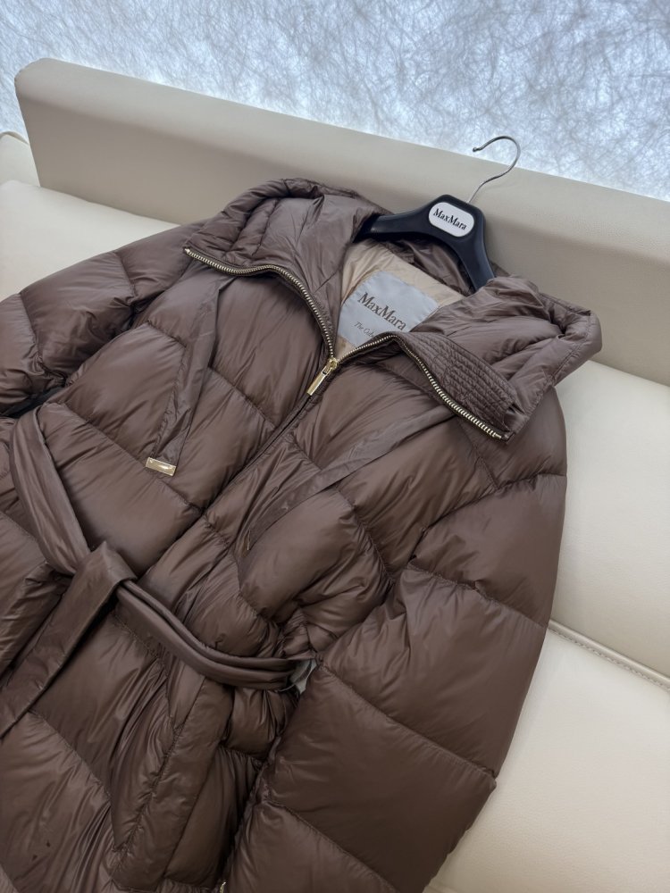 Длинная пуховик женский фото 7