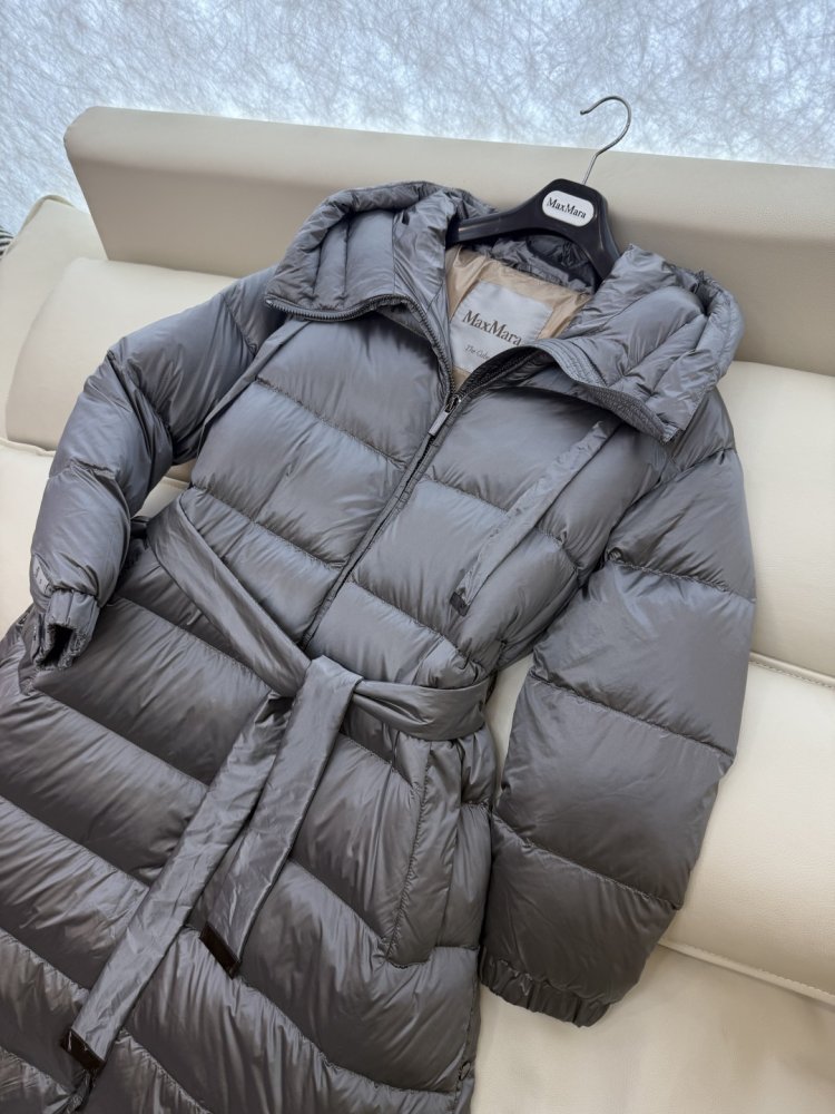 Длинная пуховик женский фото 7