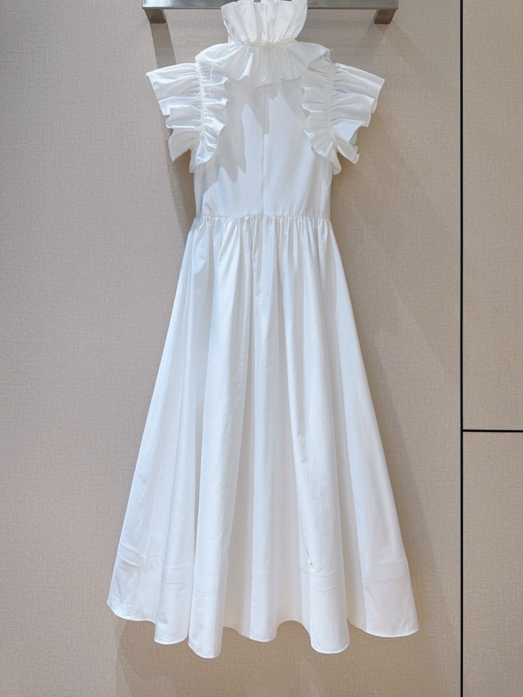 Длинное белое платье фото 6