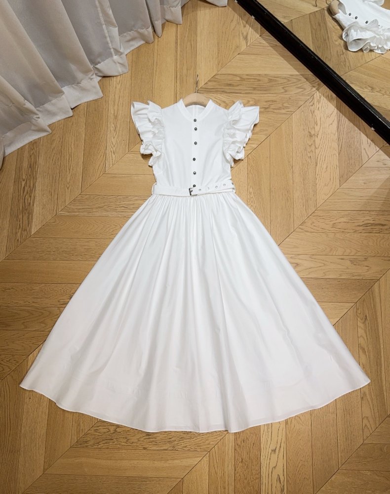 Длинное белое платье фото 8