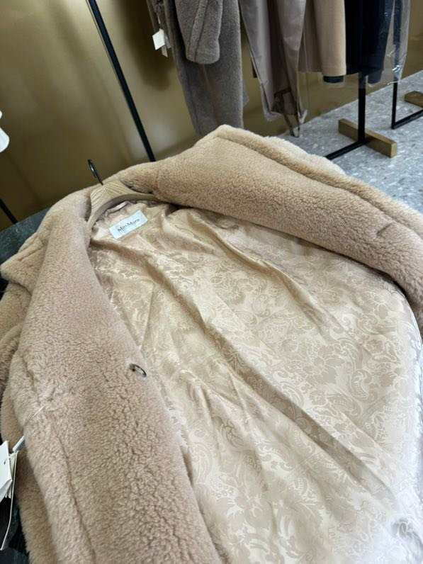 Длинное коричневое пальто Teddy Bear фото 3